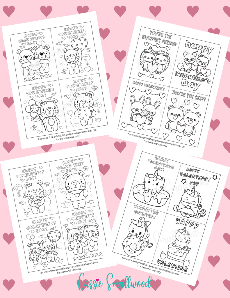 the cutest free printable valentine exchange cards for kids